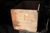 Antique Wood Box, Winoka Co-op Exchange