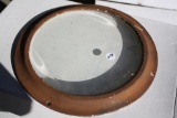 Antique Beveled Glass & Iron Porthole