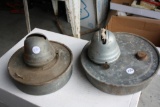 (2) Antique Kerosene Lamps