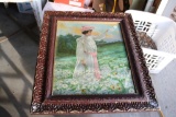 Antique Picture Frame, Farewell, 23 x 27