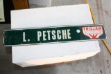 Rare Heavy Tin Sign, Trojan, Petsche