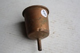 Antique Coleman Copper Filtering Funnel, no. 0