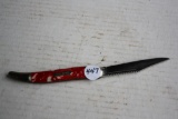 Fish Knife, Red Celluloid