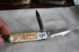 Vintage Hyde Oil Co. 2 Blade Folding Knife