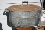 Antique Galvanized Wash Tub