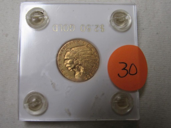 1908 $2.50 GOLD PIECE