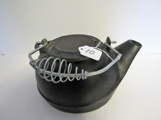 Cast iron tea pot