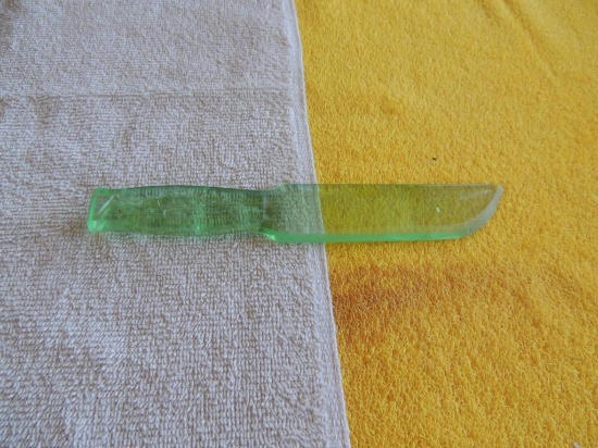 Green glass knife