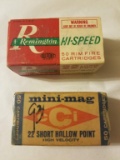 Remington and CCI Mini Mag 22 cal