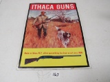 Ithaca Gun metal sign