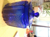 Cobalt blue candy dish