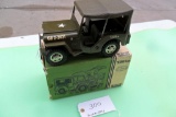 Tonka Army Jeep in Box, 1950's