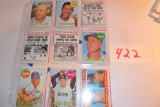 (9) 1969 Topps Baseball Cards