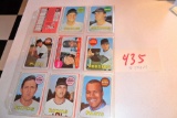 (8) 1969 Topps Baseball Cards