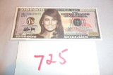 Melania Trump One Million Dollar Bill