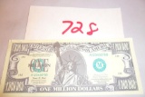 One Million Dollar Bill