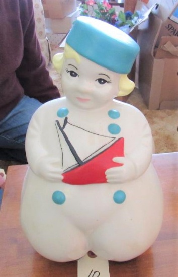 Dutch boy cookie jar