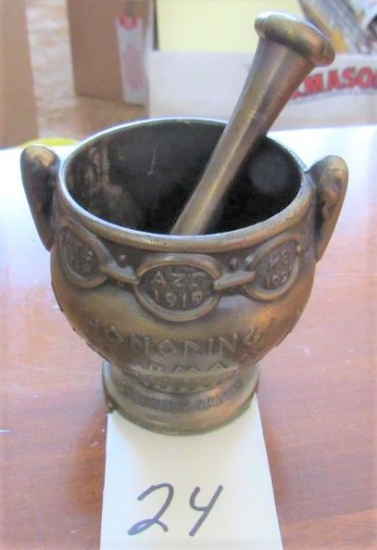 Brass Mortar and pestle