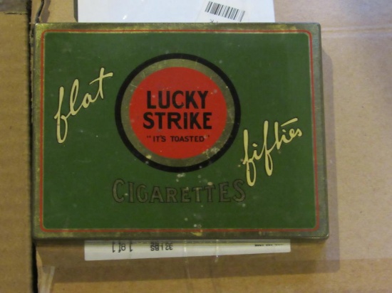 Lucky Strike Cigarette Tin