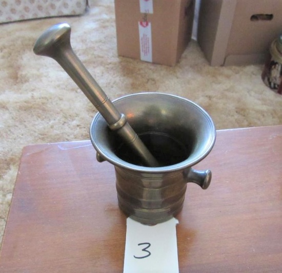 Brass Mortar and pestle