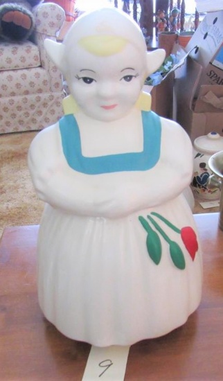 Dutch girl cookie jar