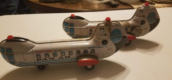 2 Pam Am Air Flight Toys