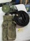Iraqi Army Gas Mask Beret & AK47 Ammo Pouch