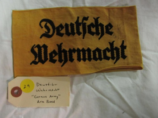 Deutfche Wehrmacht "German Army" Armband