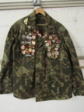 Soviet Union Camo Coat w/39 Metals & Badges