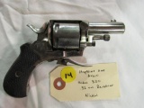 Hopkins and Allen Model 320 32 Cal Revolver Nickel Folding Trigger