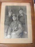 German Family Portrate (Father and 2 Sons) Captured During WWII