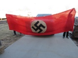 WWII German Nazi Building Banner 4 1/2ft x 15ft long