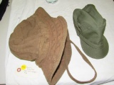 Vietcon Boony Hat & NVA Officer's Hat