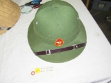 North Vietnamese Green Sun Helmet