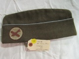 WWII US Glider Pilot Campaign Hat w/Painted Emblem