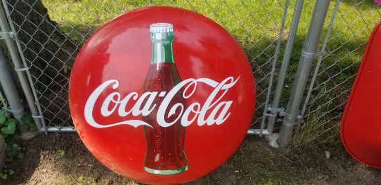 Coca Cola Button sign