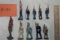 Lo of 10 Metal Toy Soldiers