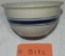 Blue Striped Crock Bowl #8