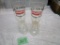 2 Old Plastic Garst Seed Corn Cowboy Boot Cups