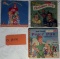 3 Vintage 45 RPM Records for Children Care Bears-1986, Howdy Doody-1951, Peter Pan-1952