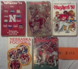 5 Husker Football Press Guide Books