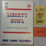 1977 Liberty Bowl Press Packet & Pass