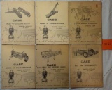 6 Case Parts Catalogs-1940's, '50s
