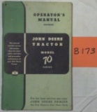 John Deere Model 70 Tractor Manual