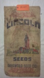 Lincoln Seed Sack