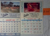 1965, 70 Advert. Calendars