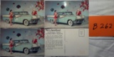 4 1956 Ford Record Post Card