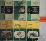6 John Deere Manuals, 1940-50s