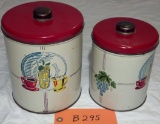 2 Piece Meal Canister Set