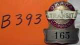 Omaha transit Co. Badge